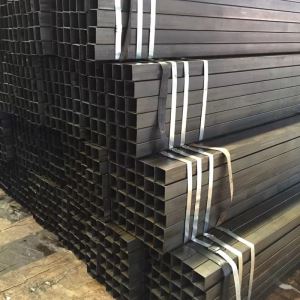 Ms soude Nwa Steel tiyo kare Hollow seksyon Pri Tianjin faktori