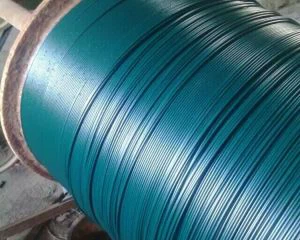 PVC kouvwi Electro galvanize / cho DIP galvanize Iron Fil
