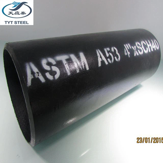 ASTM A53 Kabòn Steel Tiyo