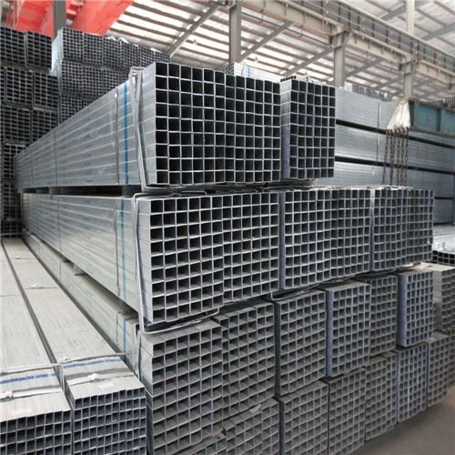 ERW Zenk kouch Square Steel Tib GI Hollow Seksyon Asye Tiyo